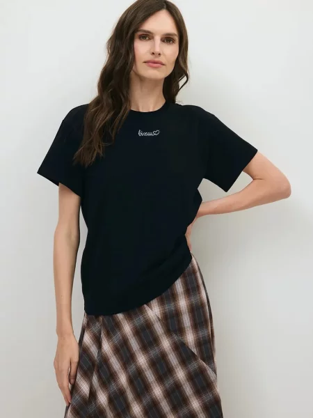 BIZUU tricou pentru femei din cu SEYA negru
