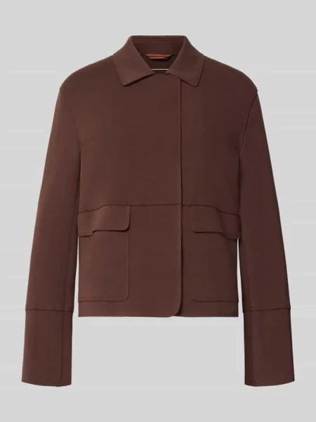Żakiet o kroju slim fit z mieszanki bawełny White Label