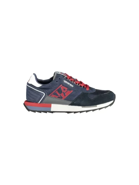 Sneakersy Napapijri skórzane niebieskie