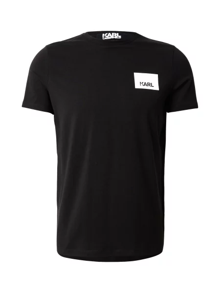 Karl Lagerfeld Tricou negru alb