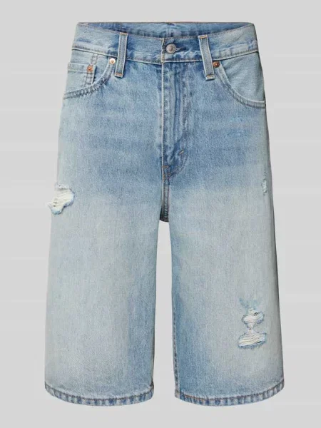 Szorty jeansowe o luźnym kroju z przetarciami Levi's