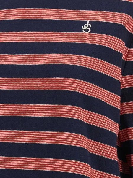 Tricou Jil Sander cu broderie albastru