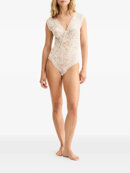Body Eres cu model floral din dantelă