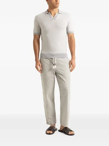 Tricou polo Orlebar Brown gri
