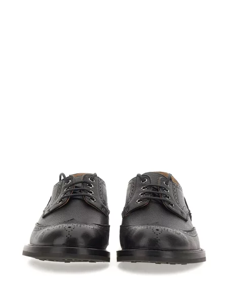 Pantofi derby Duca Heritage din piele negru