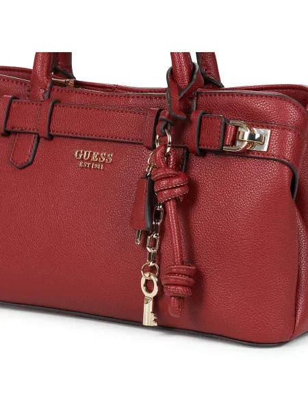 Geantă messenger Guess bordo