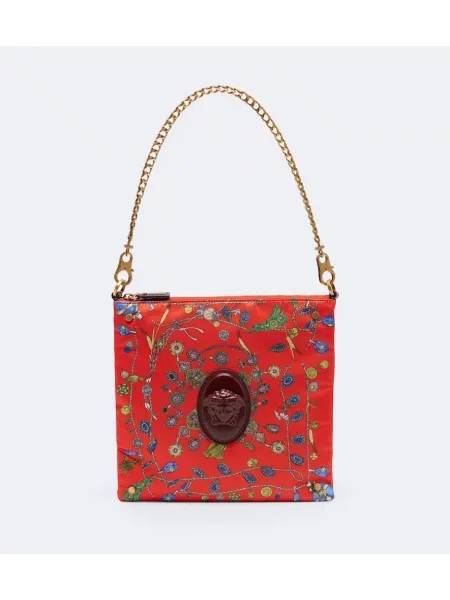 Geantă Versace cu imagine roșu