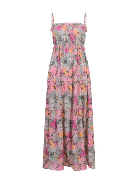 Rochie de vară jad / corai / roz / roz pal verde