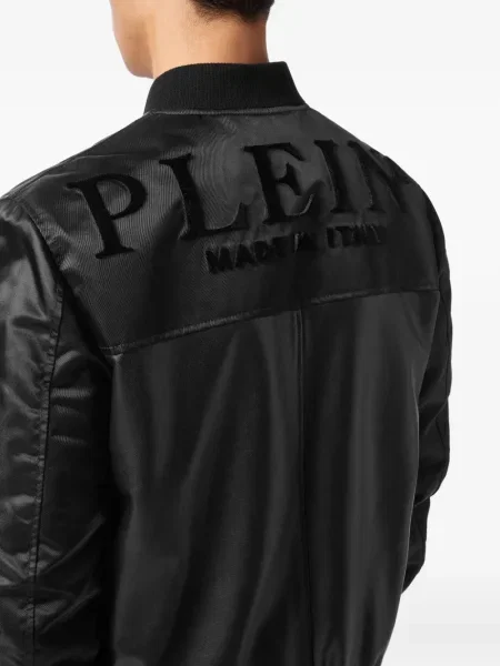 Geacă bomber Philipp Plein cu imagine negru