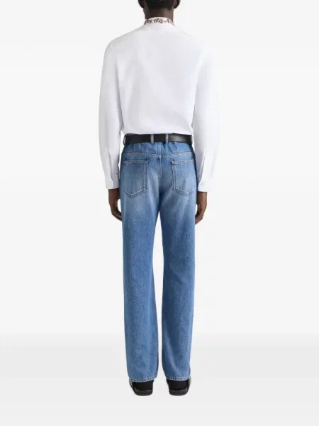 Blugi drepți Givenchy albastru