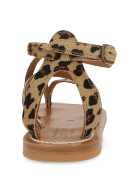Sandale K. Jacques cu imagine cu model leopard