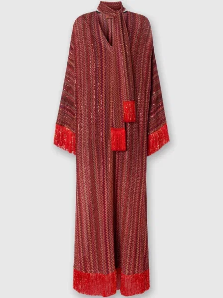 Rochie Missoni de costum roșu