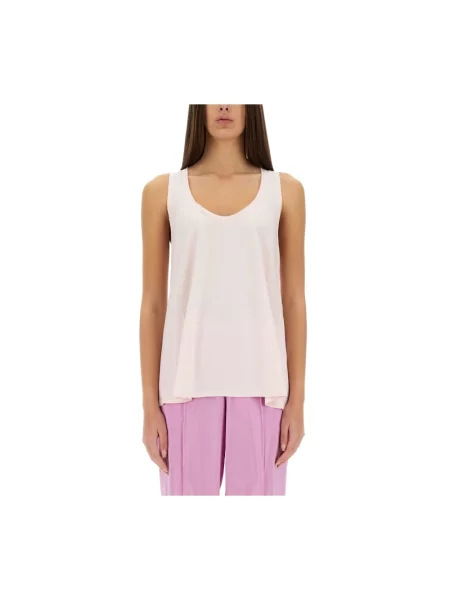 Top Tom Ford z dżerseju różowy