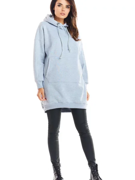 Hanorac cu glugă Infinite You gri