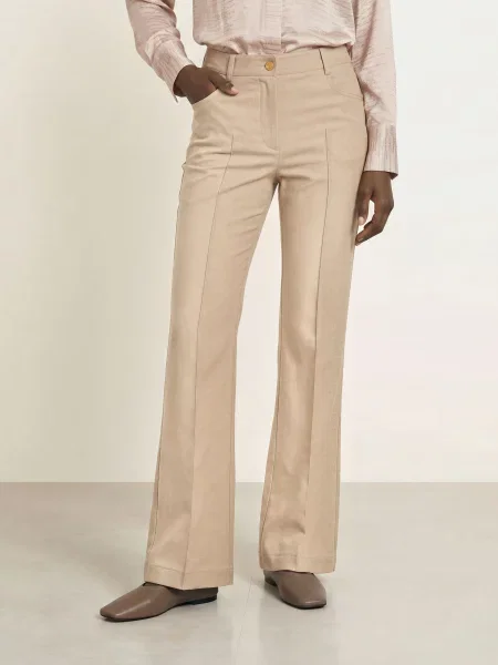 Reiss Bootcut Kalhoty Sofia 03 neutral
