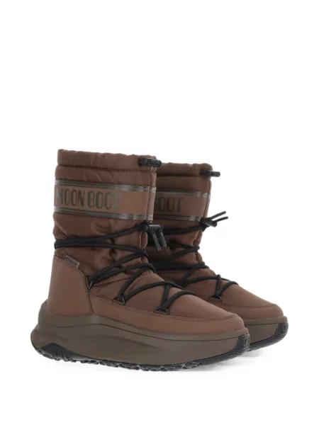 Μποτάκια αστραγάλου Moon Boot καφέ