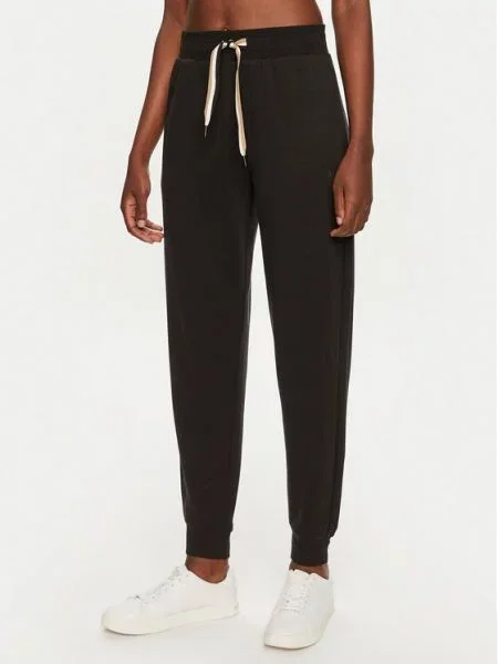 Спортивные штаны Boss в полоску черные