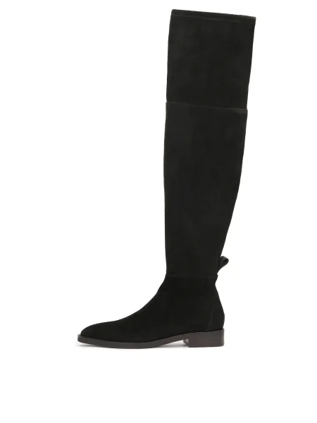 Kazar Cizme peste genunchi negru