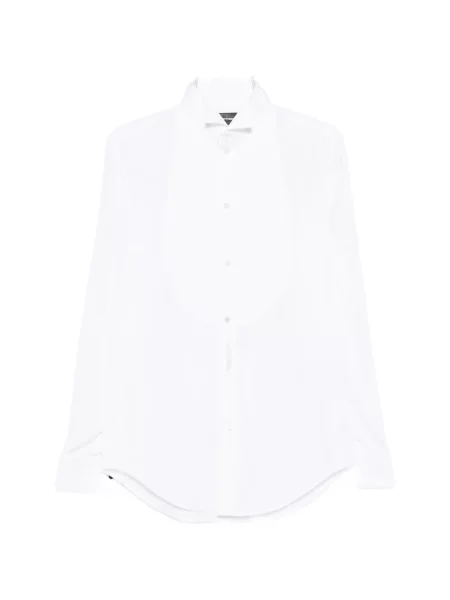 Με κολάρο πουκάμισο Emporio Armani λευκό