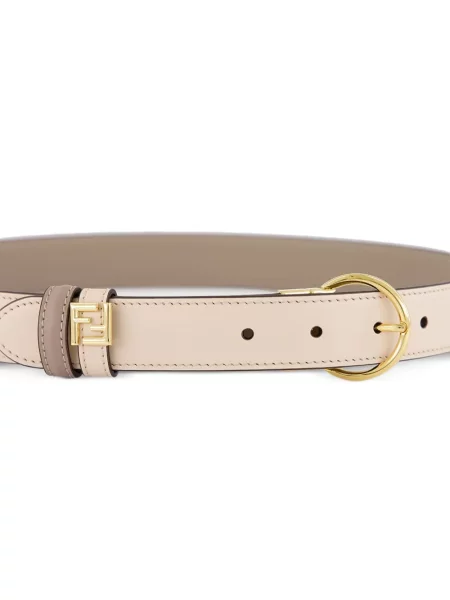 Curea Fendi din piele roz