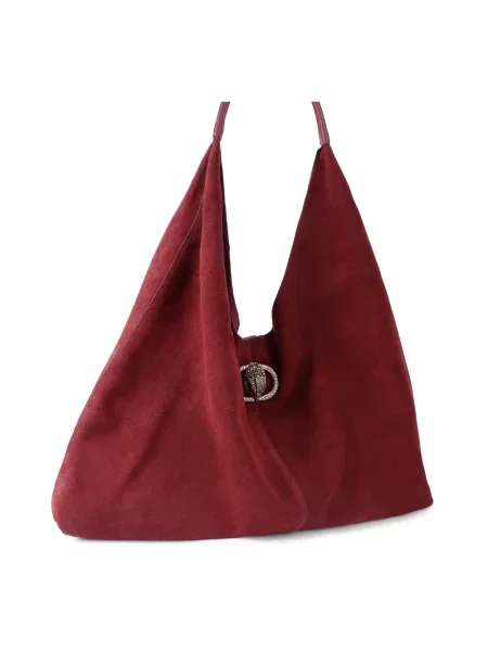Kurt Geiger London torebka hobo zamszowa Chelsea brązowa