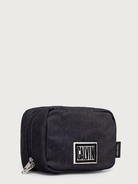 Pungă cosmetică Calvin Klein negru