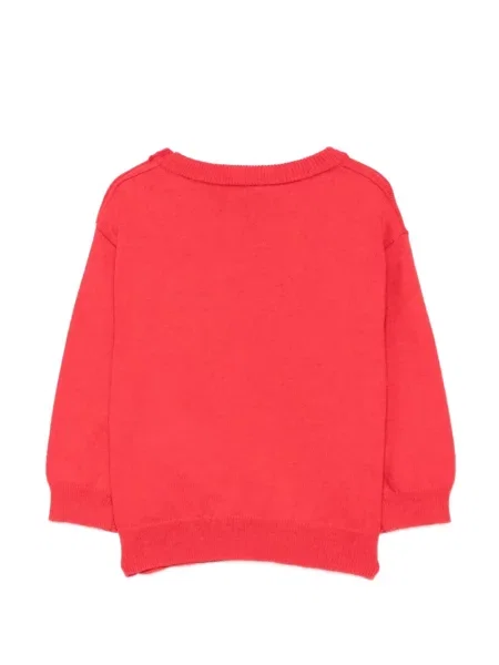 Sweter dziecięcy Moschino czerwony