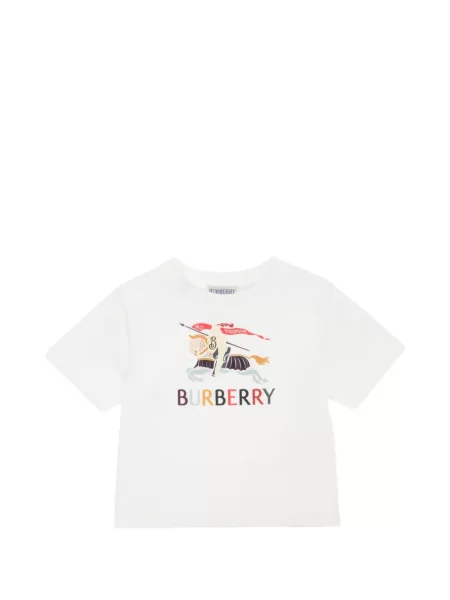 Dětské tričko Burberry bílé