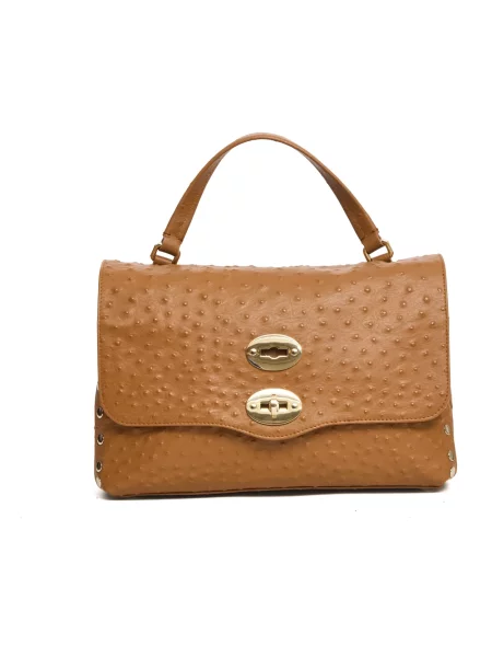 Torebka skórzana Zanellato skórzana brązowa