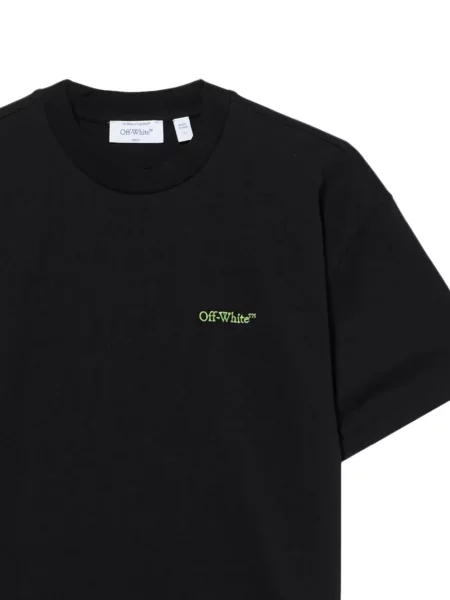 Tricou Off-white cu autograf alb