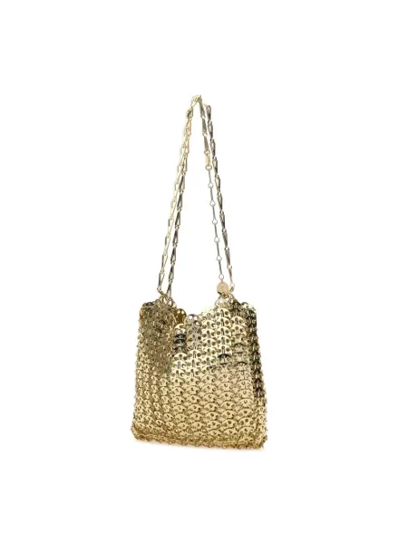 Lekka torebka Paco Rabanne żółta