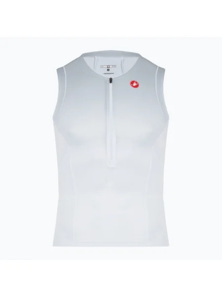 Мъжки велосипеден анцуг Castelli Free Speed 3 white/silver gray бяло
