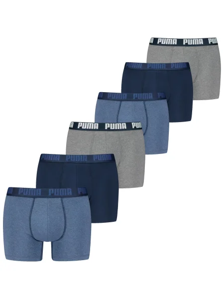 PUMA Boxeri Everyday bleumarin / opal / gri taupe / negru alb
