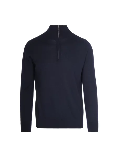 Sweter Paolo Pecora wełniany niebieski