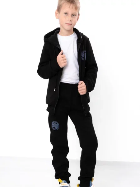 Костюмный спортивный костюм носи своє черный