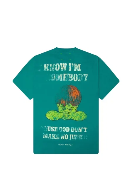 Scurt tricou Better With Age verde