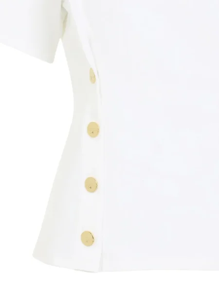 Top Elisabetta Franchi alb
