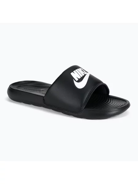 Klapki Nike Victori One Slide black/white/black białe