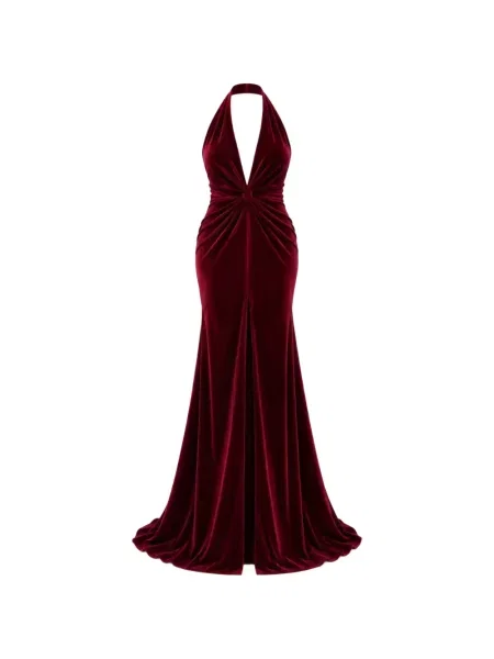 Rochie Roserry de catifea roșu