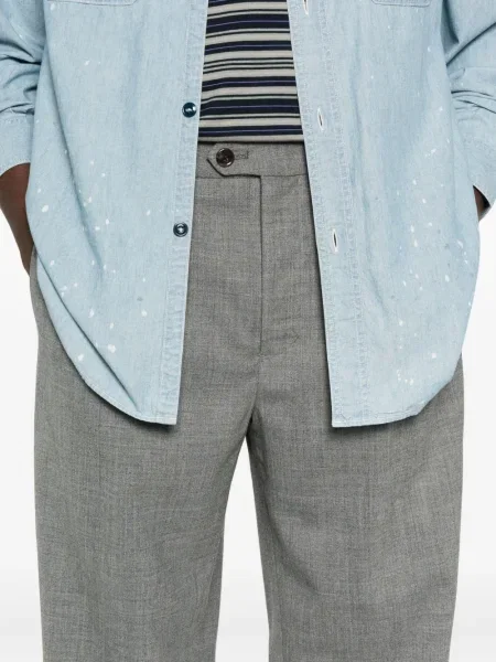 Pantaloni Chimala plisate gri