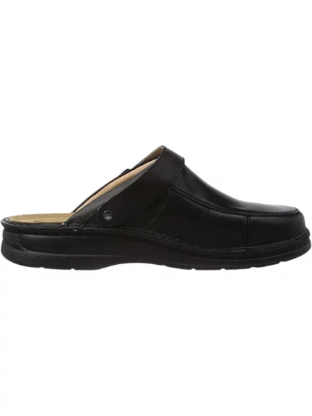 Klapki Fischer Markenschuh czarne
