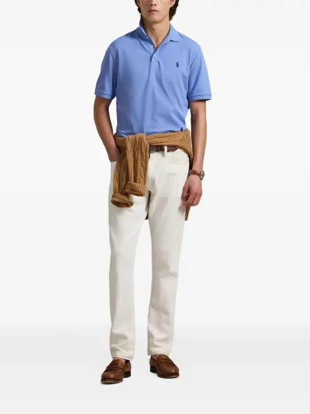 Μικρός κασκέτο Polo Ralph Lauren με χαμηλή μέση υφαίνω διαγωνίως πράσινο