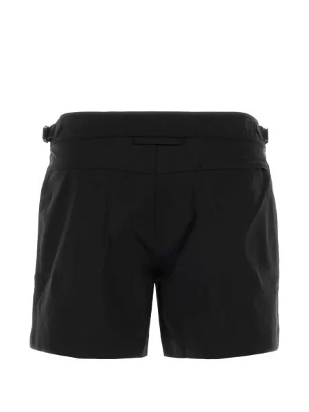 Slip de baie Tom Ford cu cataramă negru