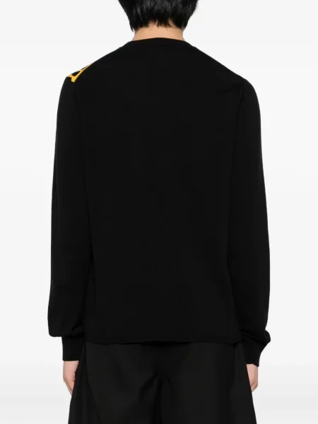 Pulover Comme Des Garçons Shirt cu imagine negru