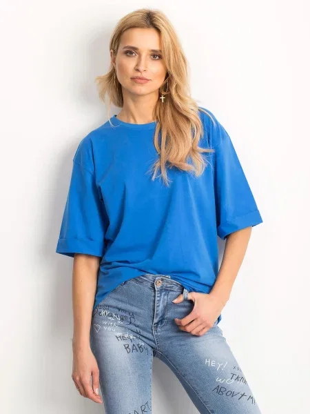 Bluză Fashionhunters albastru