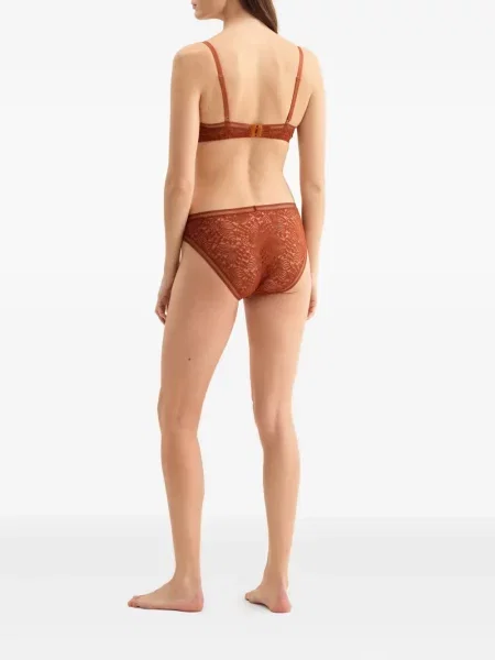 Sutien Eres din dantelă maro