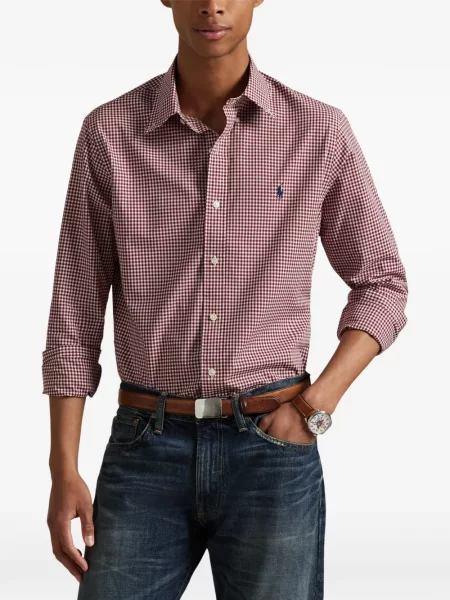 Șosete Polo Ralph Lauren cu model herringbone cu broderie plasă albastru
