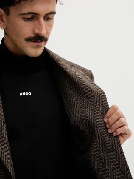 Шерстяное пальто Hugo