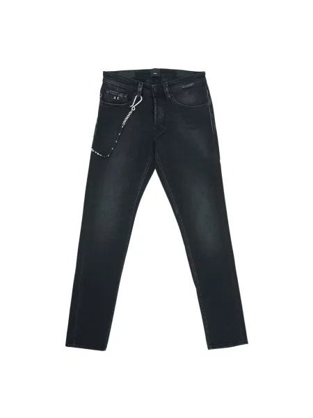 Jeansy straight leg Tramarossa czarne