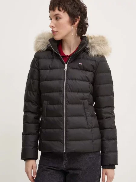 Tommy Jeans kurtka puchowa zimowa czarny